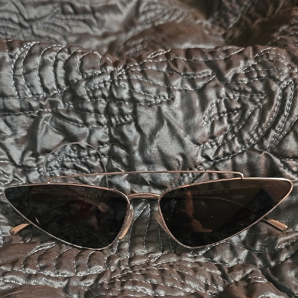 Prada Chic Black Cat-Eye Sunglasses - Picture 1 of 6